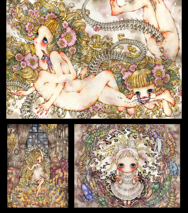 たま個展　【Lost Garden】～少女主義的水彩画集Ⅲ出版記念～